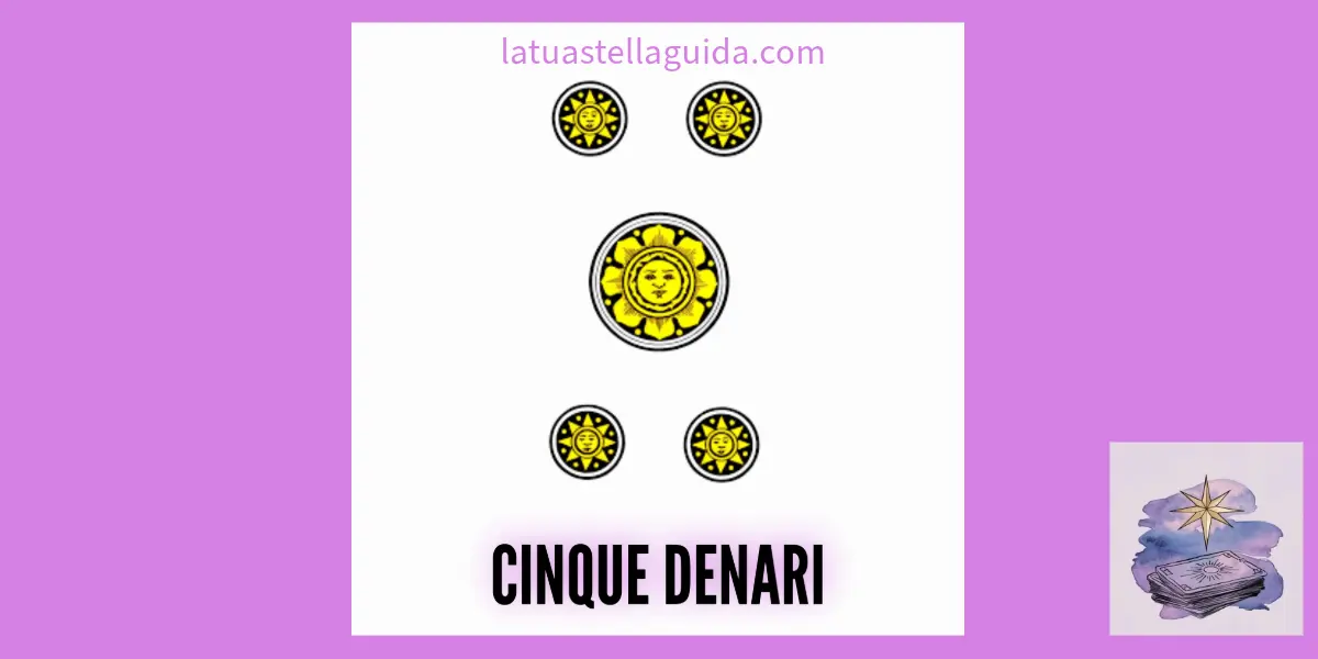 CINQUE DI DENARI CARTE NAPOLETANE
