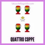 Quattro di coppe in amore
