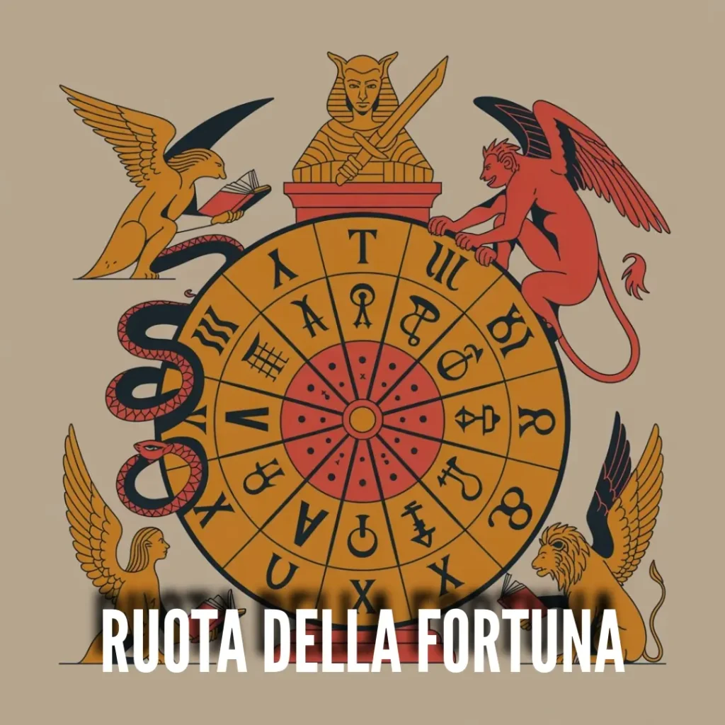 la ruota della fortuna per le letture dei tarocchi in amore