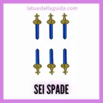 Significato del Sei di spade nelle carte napoletane