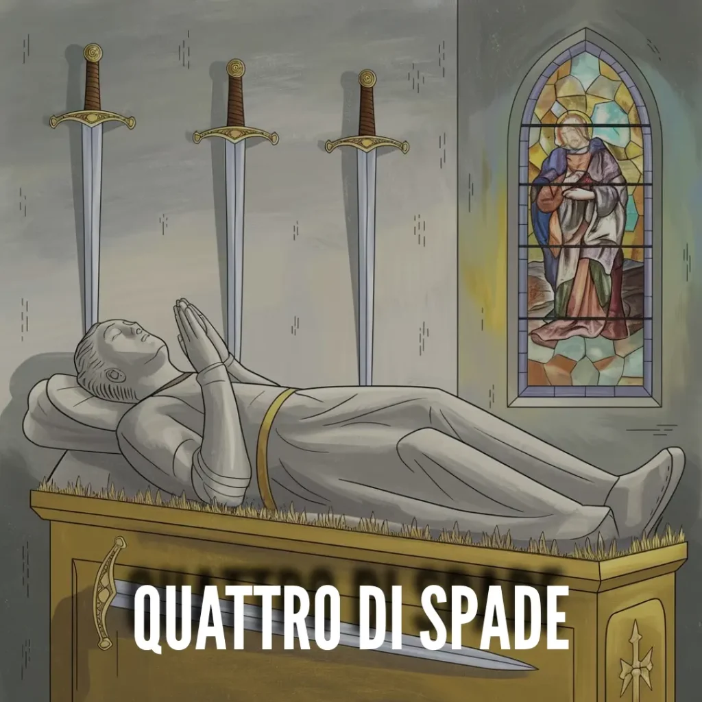 Cosa significa il 4 di spade nei tarocchi