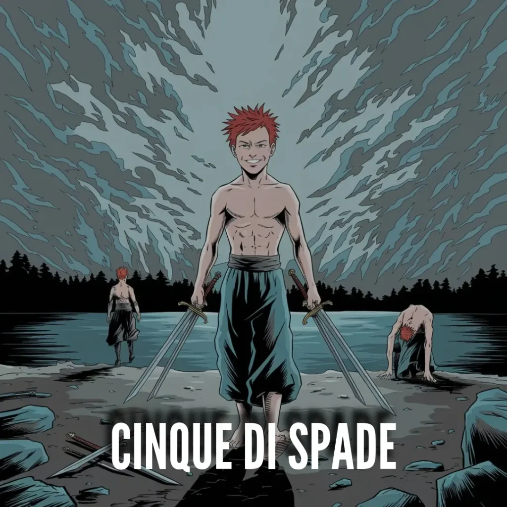 5 di spade in amore