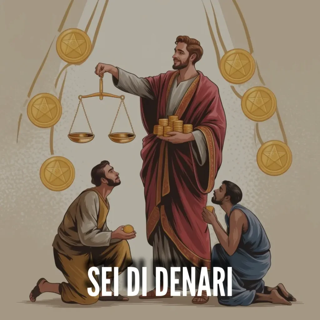 6 di denari significato tarocchi