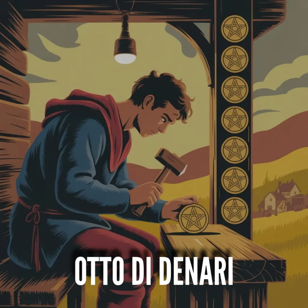 Cosa significa 8 di denari nei tarocchi