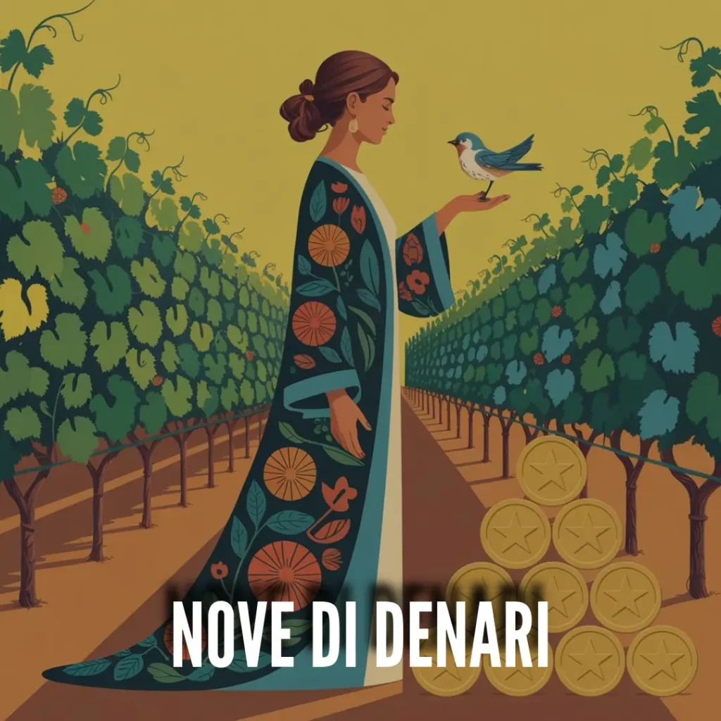 Cosa significa il nove di denari nei tarocchi