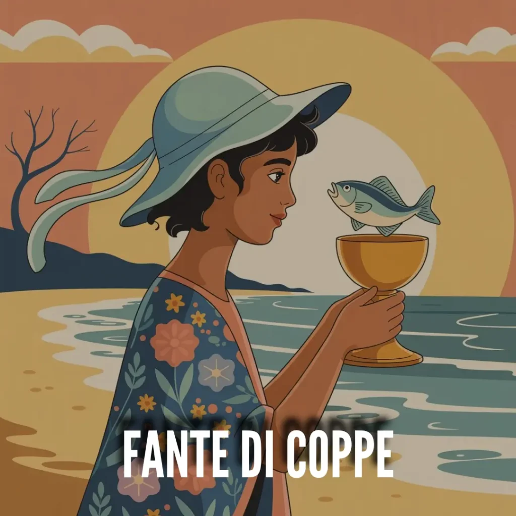 Fante di coppe amore tarocchi