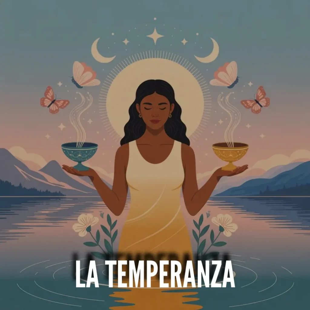Tarocchi la temperanza in amore