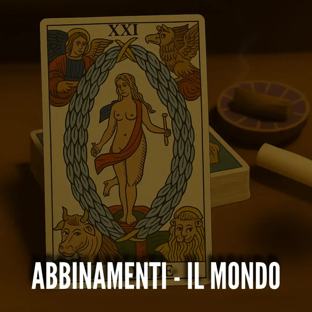 Cosa indica il mondo insieme a altri tarocchi