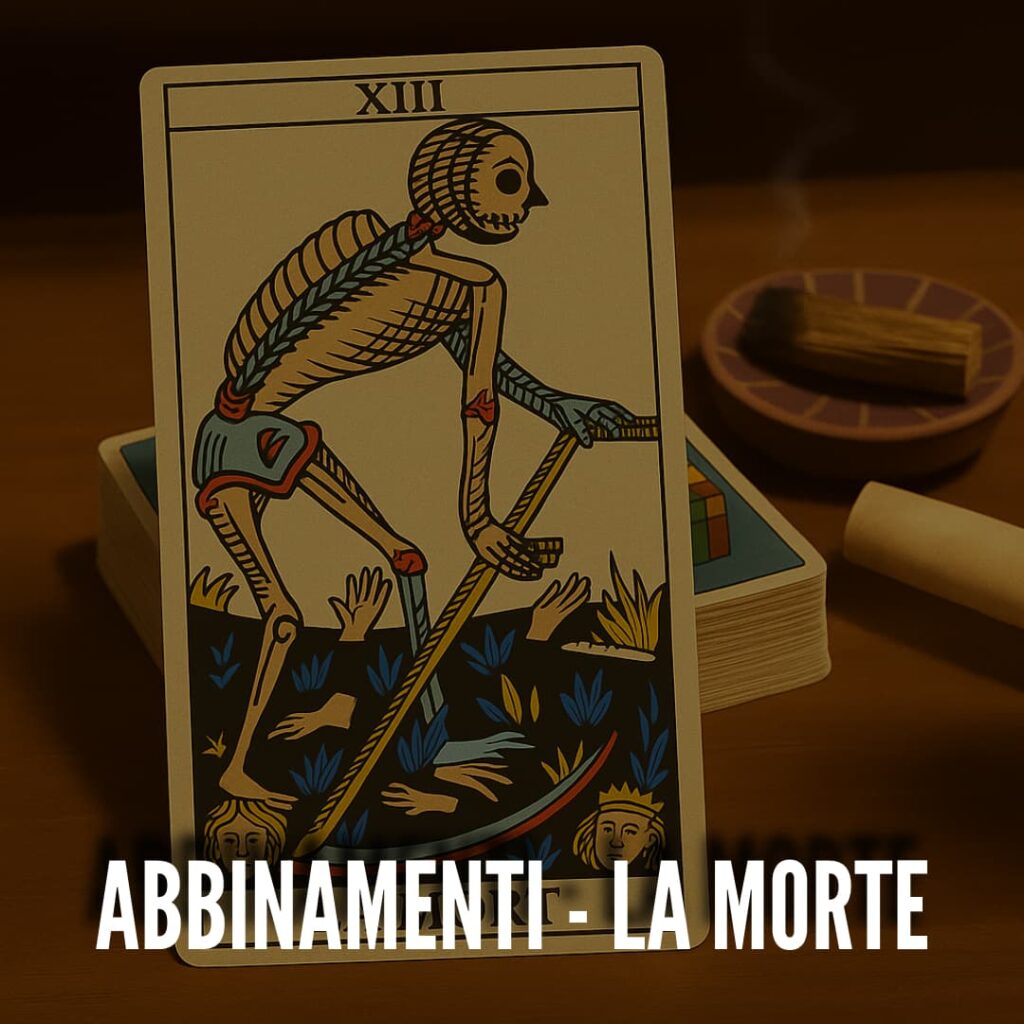 La morte come cambia il significato delle carte dei tarocchi vicine