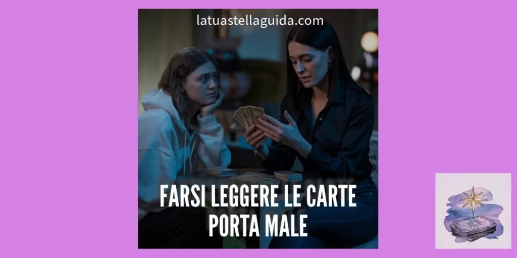 Farsi leggere i tarocchi porta sfortuna