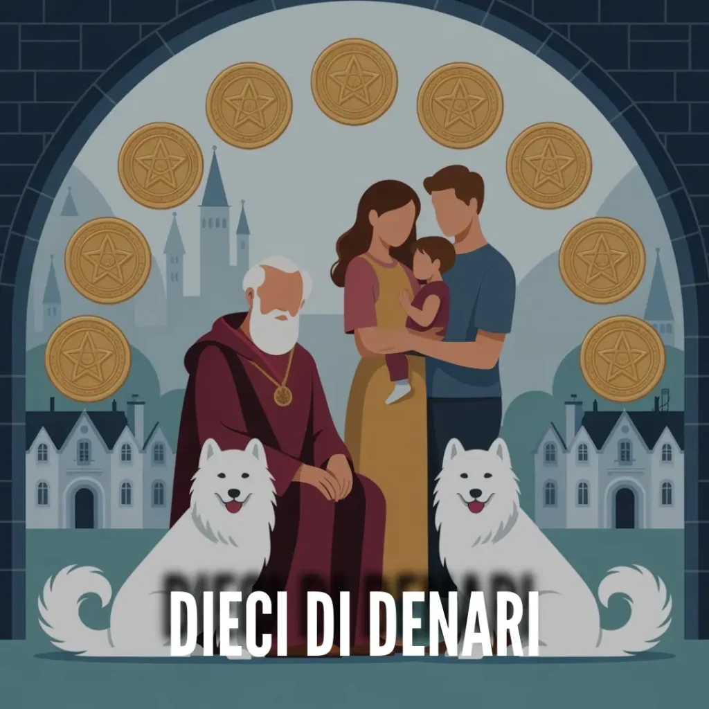 Significato del 10 di denari nei tarocchi