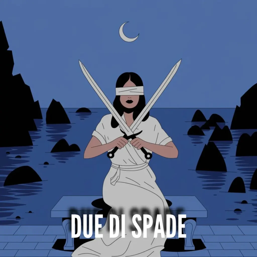significato 2 di spade tarocchi