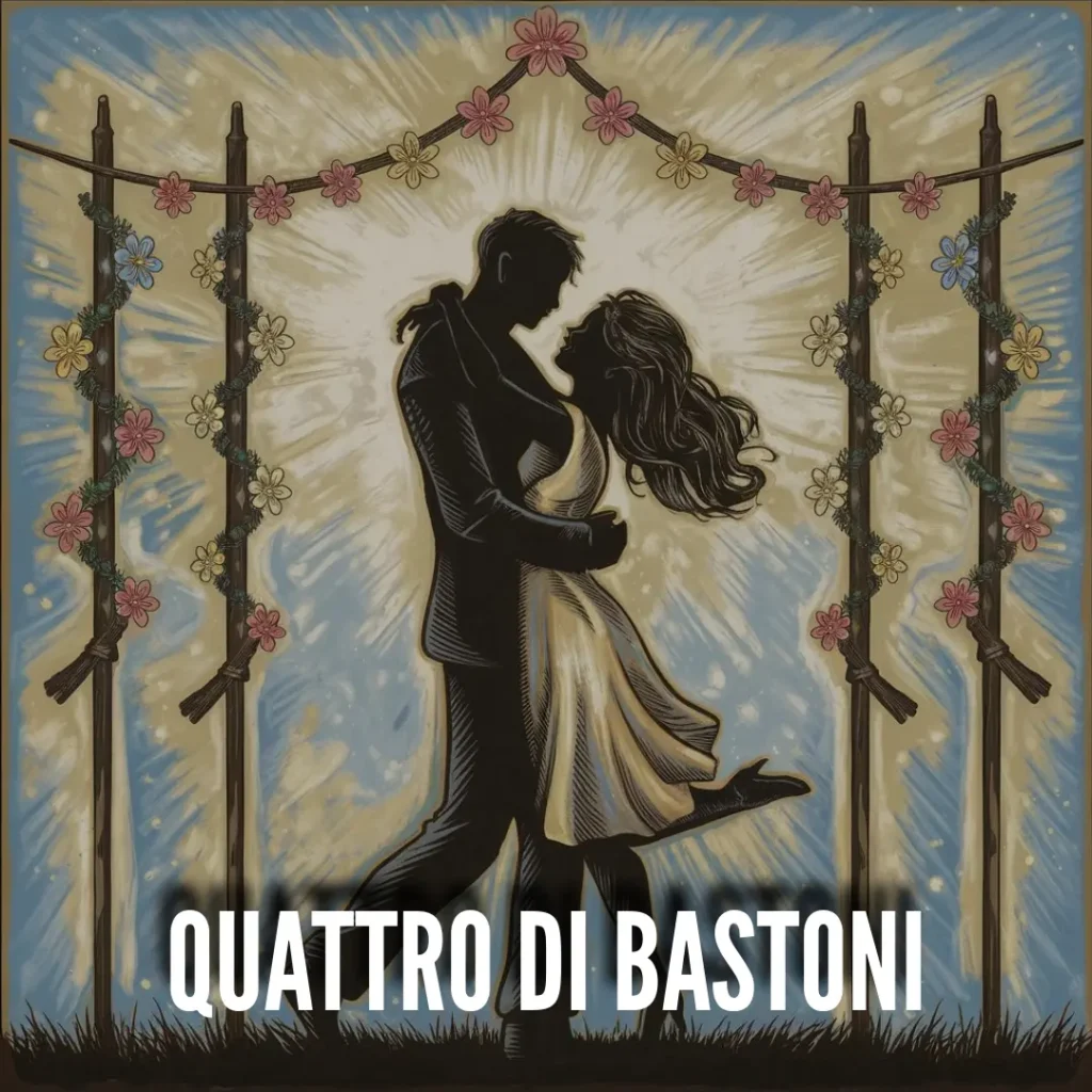 Significato del 4 di bastoni tarocchi