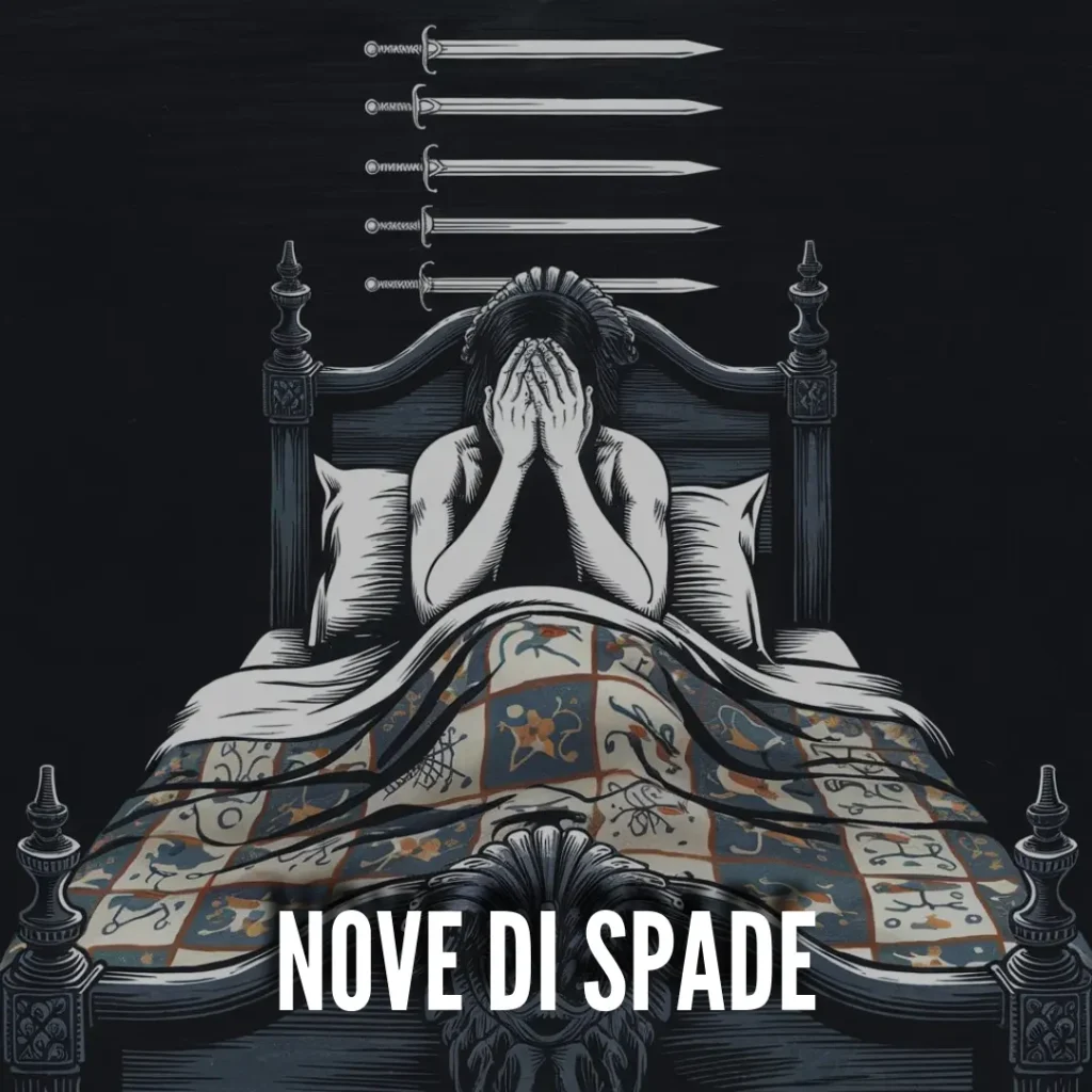 9 di spade amore nei tarocchi