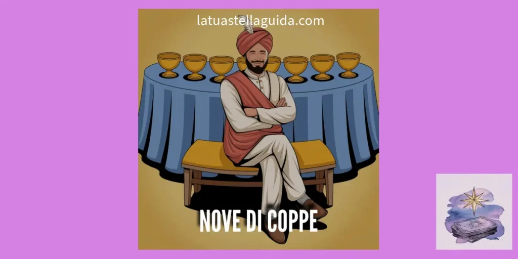 9 di coppe tarocchi