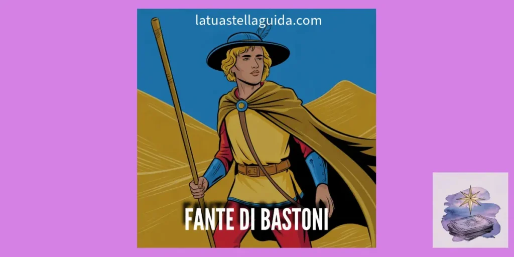 paggio di bastoni tarocchi