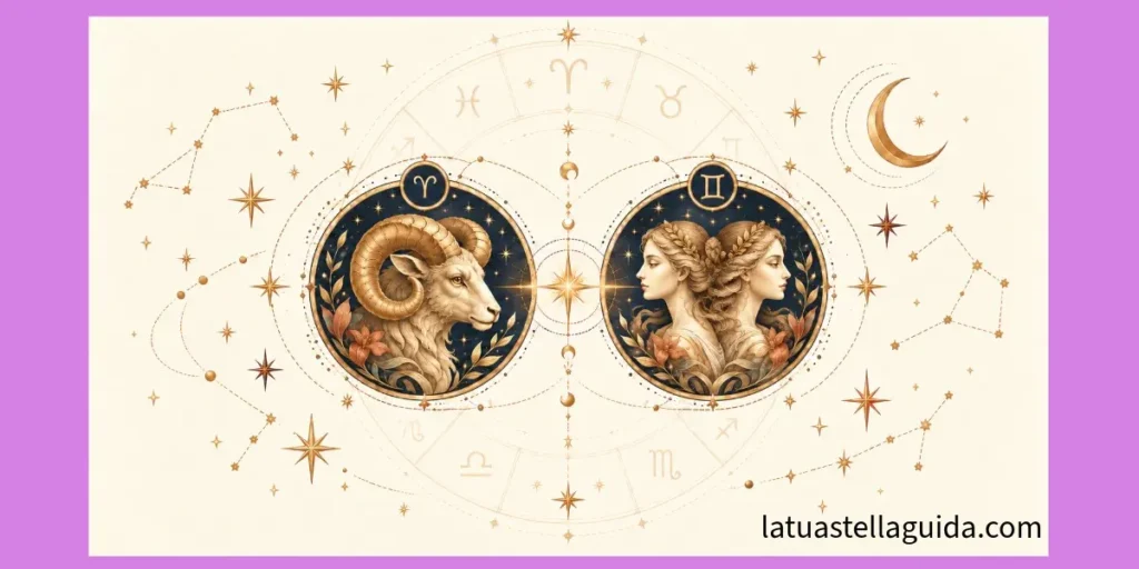 Gemelli e Ariete vanno d'accordo