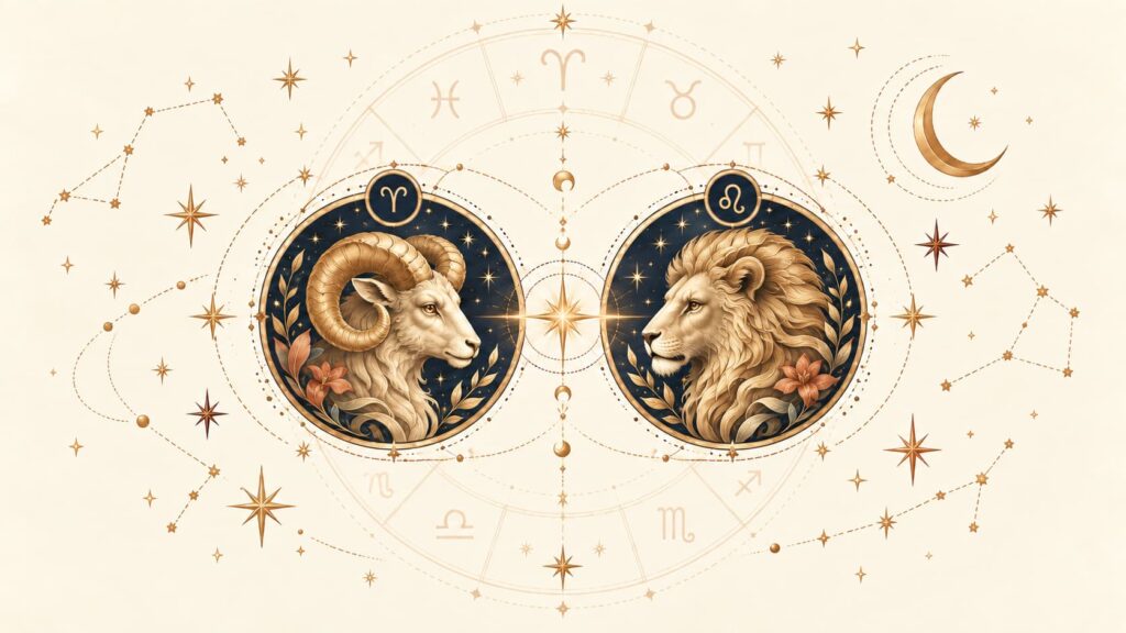 Ariete e leone vanno d'acordo